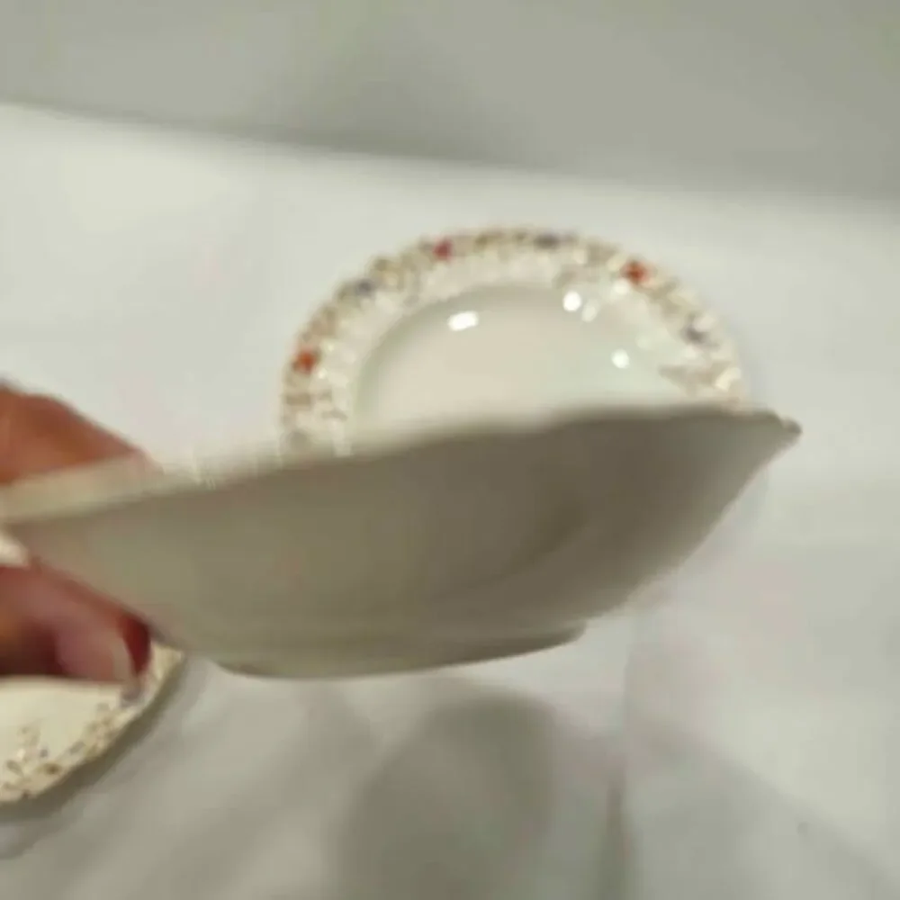 Copeland Spode Wicker Dale Cowslip Dishes Set